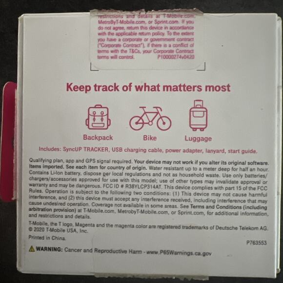 T-Mobile Sync Up Tracker 128MB Gray Kit - Picture 6 of 6